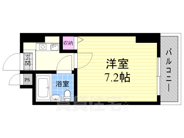 シャレー西京極の間取り写真