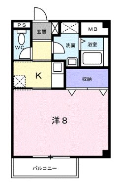 山陽新幹線 新尾道駅 徒歩35分 2階建 築25年の間取り写真