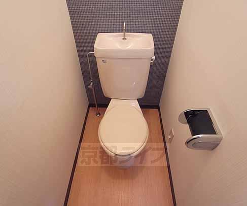 近鉄京都線 新田辺駅 徒歩5分 4階建 築30年のトイレ写真