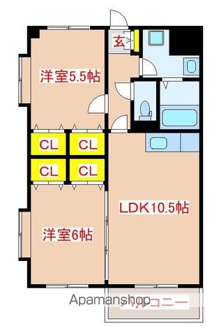 ＪＲ日豊本線 国分駅 徒歩11分 8階建 築22年の間取り写真