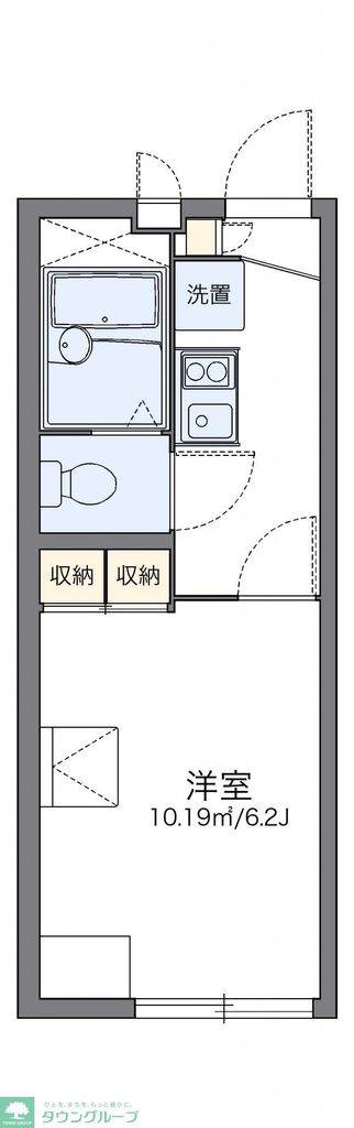 レオパレスすばるIの間取り写真