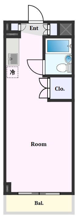 アサミハイツの間取り写真