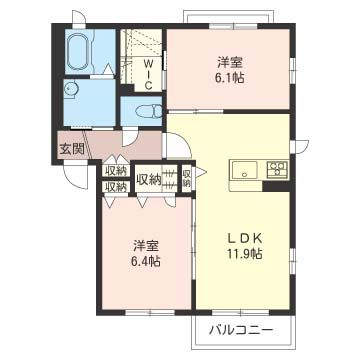 エクラージュ原宿 弐番館の間取り写真