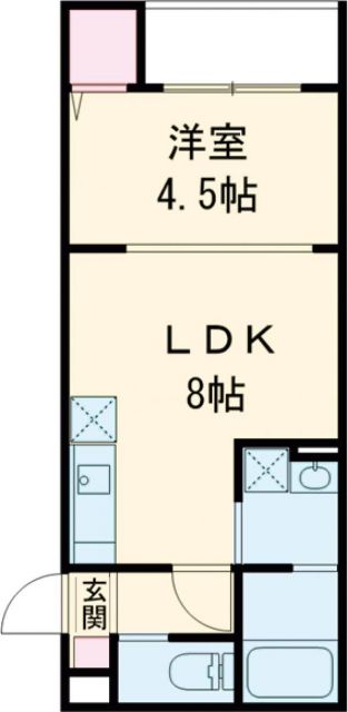 CRASTINE大蓮北4丁目Cの間取り写真