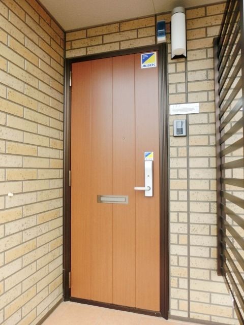 セキュリティ　訪問者の分るモニターホン付きです