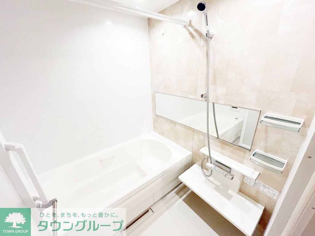 京王線 上北沢駅 徒歩8分 2階建 築3年の風呂写真