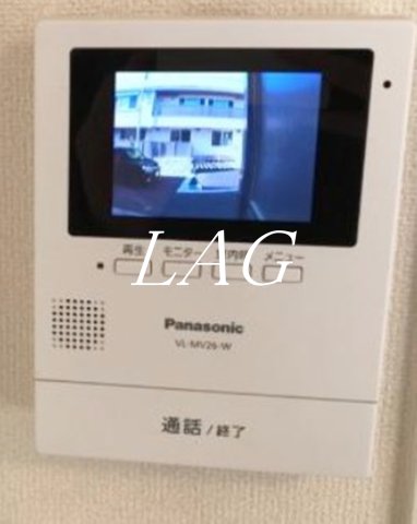 セキュリティ　モニター付きインターホンです。