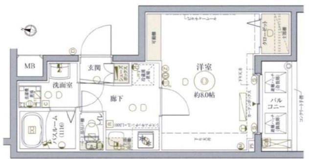 クレヴィスタ練馬武蔵関の間取り写真