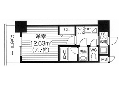 S RESIDENCE福島Luxeの間取り写真