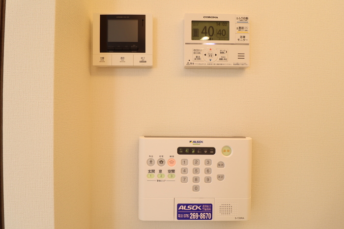 セキュリティ　ALSOKホームセキュリティシステム、TVインターホン