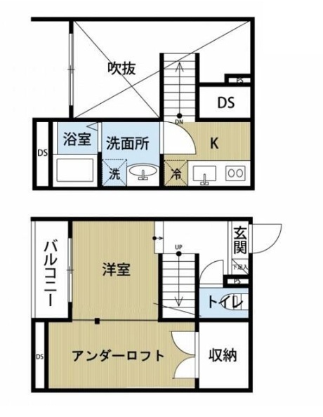 ＪＲ常磐線 北柏駅 徒歩3分 2階建 築13年の間取り写真