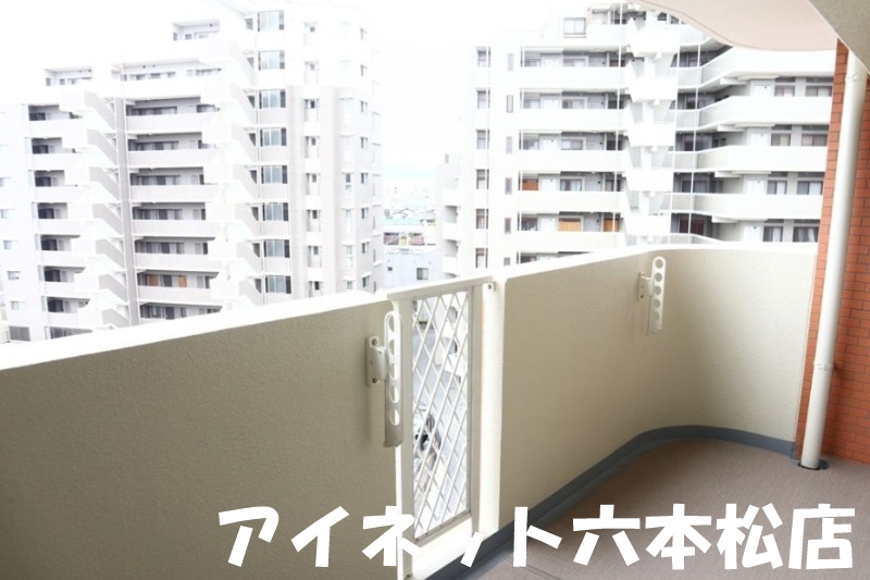 バルコニー　お洗濯ものはこちらで