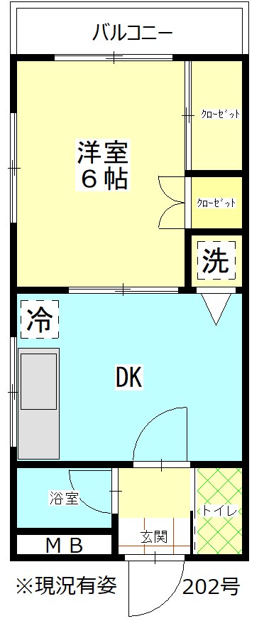 サングラシャスの間取り