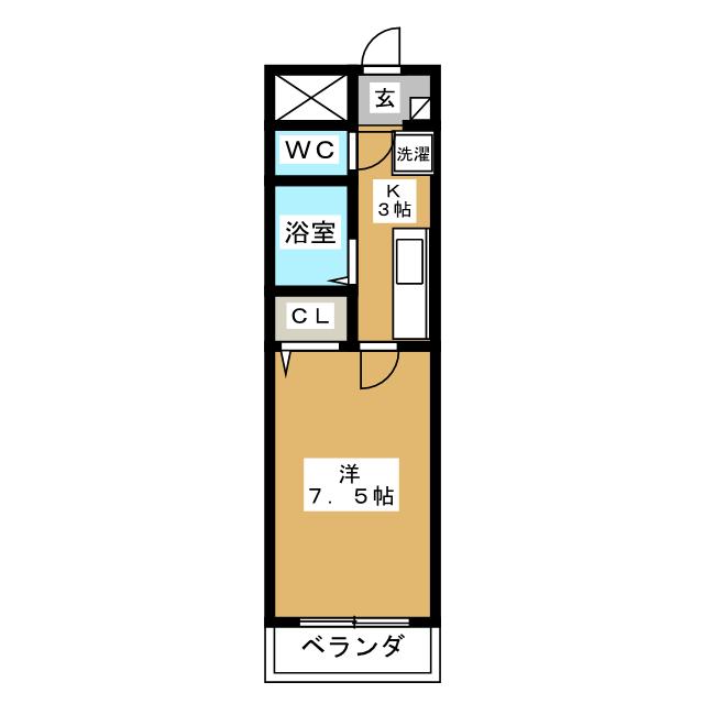 フロイデ八勝園の間取り