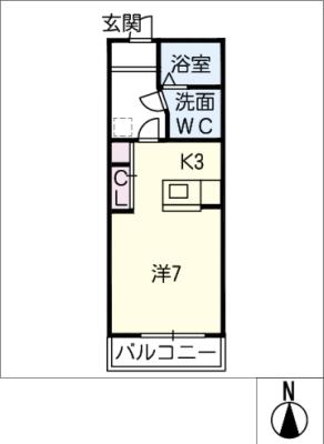 アルフ２１　IIの間取り