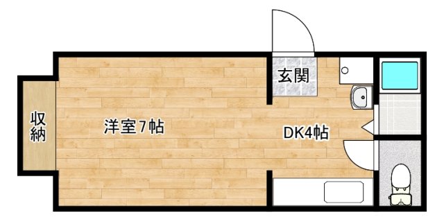 メゾングラン岸里の間取り