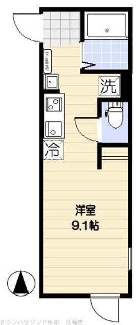 東京都足立区西新井６（マンション）の賃貸物件の間取り