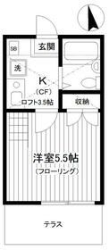 神奈川県横浜市磯子区洋光台２（アパート）の賃貸物件の間取り