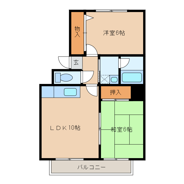 メゾンアンデスの間取り