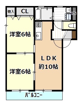 クレストＣの間取り