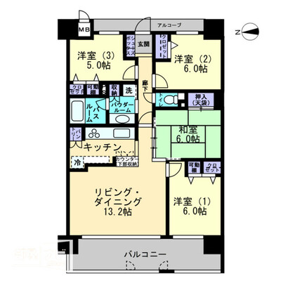 アルファステイツ高松駅前の間取り