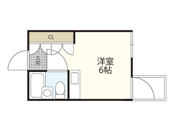 広島市西区観音新町のマンションの間取り