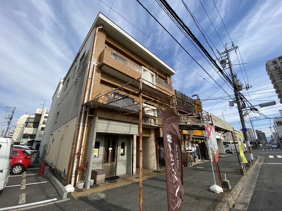 広島市西区観音新町のマンションの建物外観