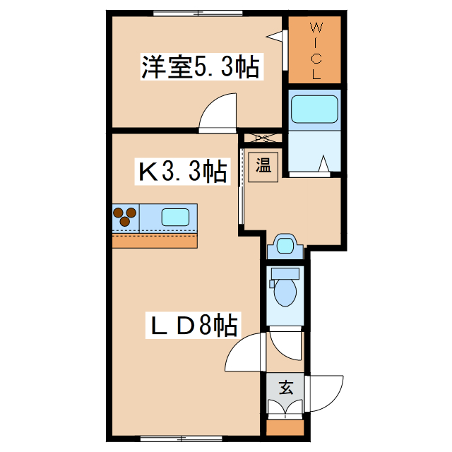 ヴェルジェの間取り