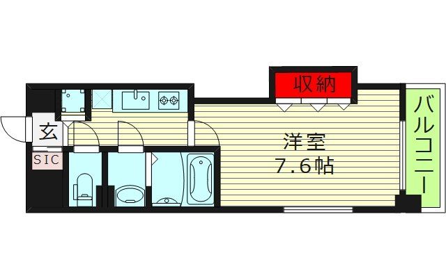 Luxe玉造IIの間取り