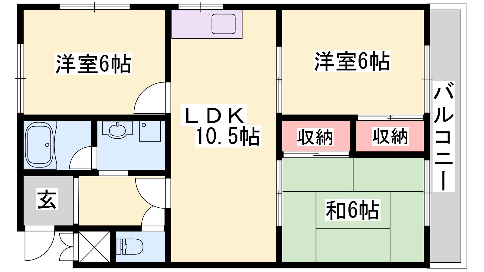 グレイス姫路の間取り