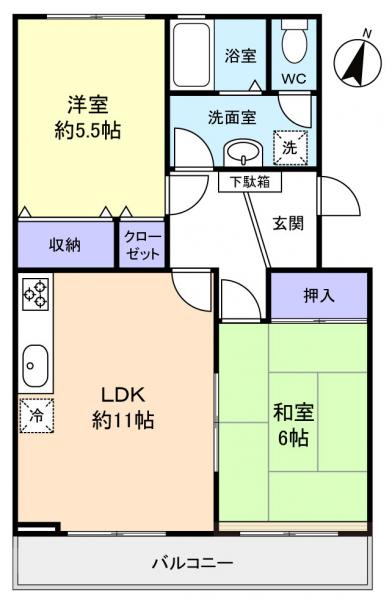 サンルミエールの間取り