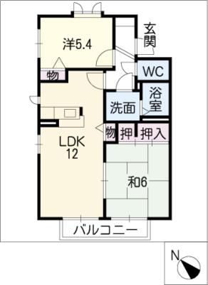 ネオパルＣ棟の間取り