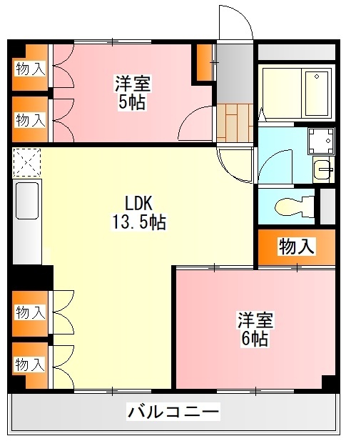 サヴァーブス菱山の間取り