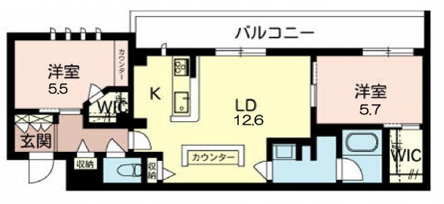 Feliseed中百舌鳥の間取り