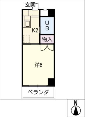 リズ　スクエア　南・北棟の間取り