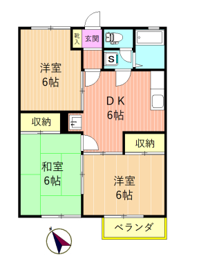 サンライフ大塚の間取り