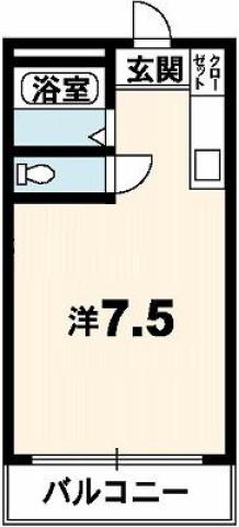 シティパレス佐古の間取り