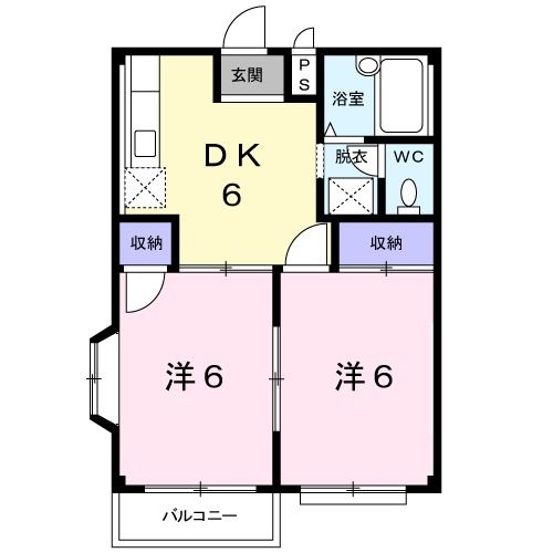 エルディムふじおかＡの間取り