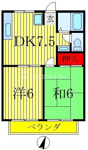 【メゾンレイソルの間取り】