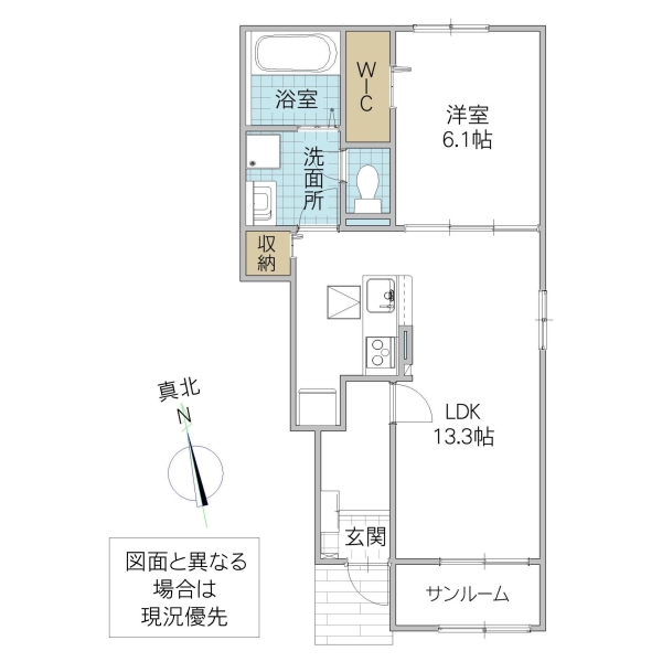 フェニックス Cの間取り