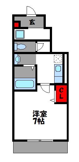 福岡市東区土井のアパートの間取り