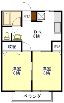 メゾンルミエールの間取り