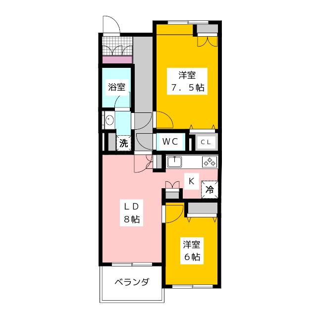 キャニオンヒル1992の間取り