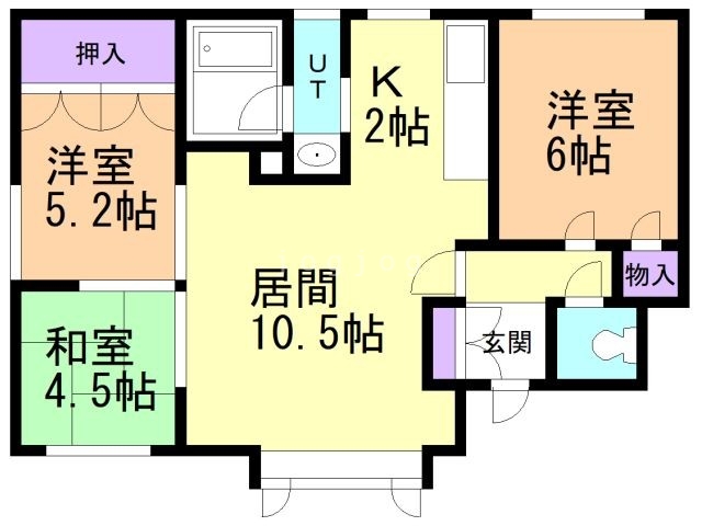 ハイムミヤコシの間取り