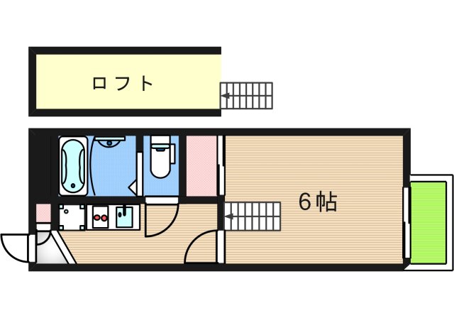 ネオメゾン安立の間取り