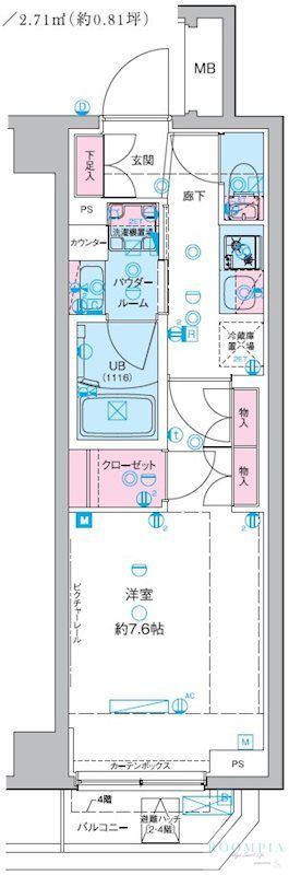 セジョリ池袋本町の間取り