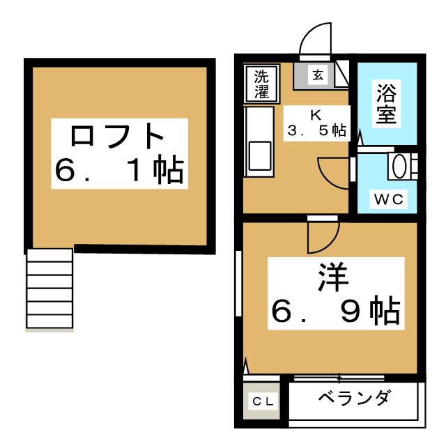 ｓｔａｇｅ上谷刈の間取り