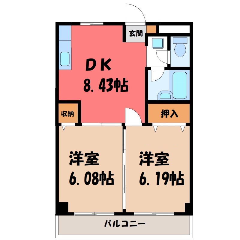 レジデンスホリの間取り