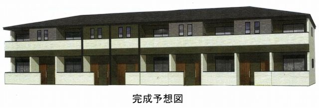 【泉佐野市新町のアパートの建物外観】