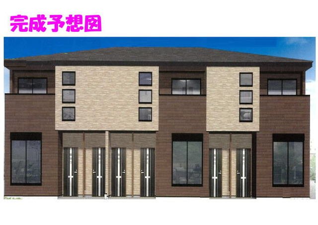 【大船渡市赤崎町字佐野新築の建物外観】